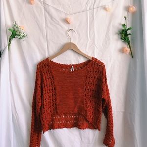 Indie Orange Sweater